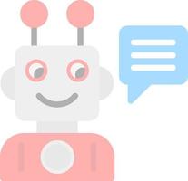 Robot Assistant Vector Icon Design