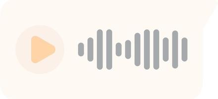 Voice Message Vector Icon Design