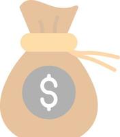 Money Bag Vector Icon Design