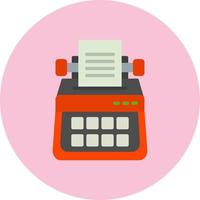 Typewriter Vector Icon