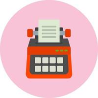 Typewriter Vector Icon