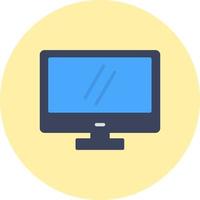 Monitor Display Vector Icon