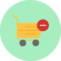 Remove from Cart Vector Icon