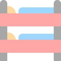 Bunk Bed Vector Icon Design
