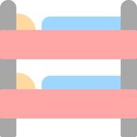 Bunk Bed Vector Icon Design