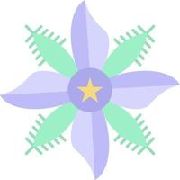 Borage Vector Icon Design
