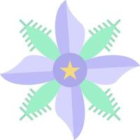 Borage Vector Icon Design