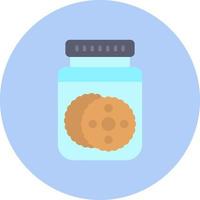 Cookies Jar Vector Icon