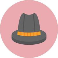 icono de vector de sombrero de copa