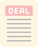 Deal Vector Icon Design