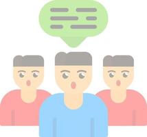 Discussion Vector Icon Design