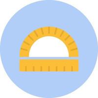 Protractor Vector Icon