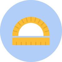 Protractor Vector Icon