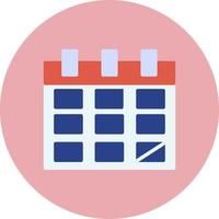 icono de vector de calendario