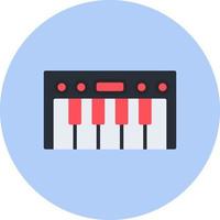 icono de vector de piano