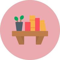 Book Shelf Vector Icon