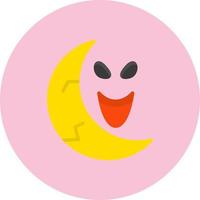 Half Moon Vector Icon