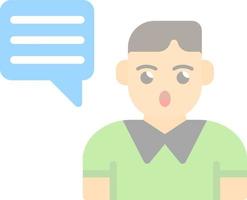 Conversation Vector Icon Design