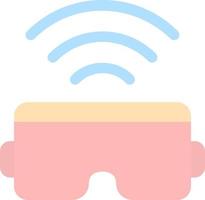 diseño de icono de vector de gafas inteligentes