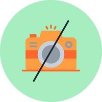 Ban Camera Vector Icon