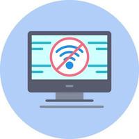 sin icono de vector wifi