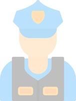 Security Guard Vector Icon Design