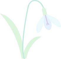 Snowdrop Vector Icon Design