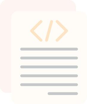 Script Vector Icon Design