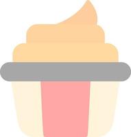 diseño de icono de vector de cupcake