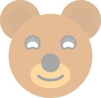 diseño de icono de vector de oso de peluche