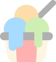 Ice Cream Vector Icon Design