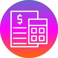 Accountant Vector Icon Design