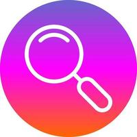 Magnifying Glass Vector Icon Design