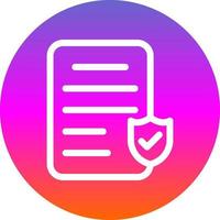 Authorization Vector Icon Design