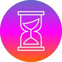 Hourglass Vector Icon Design