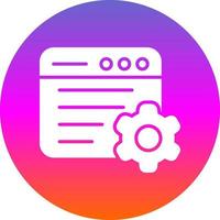 Data Management Vector Icon Design