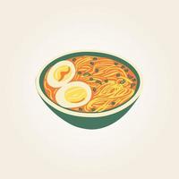 Food plate traditional dish vector design