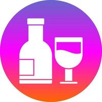 diseño de icono de vector de bebida alcohólica