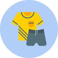 icono de vector de ropa deportiva