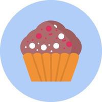 icono de vector de cupcake