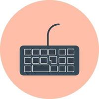 icono de vector de teclado