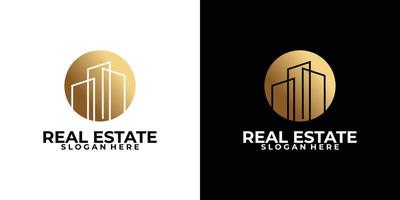 real estate logo icon vector isolated