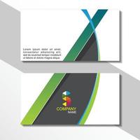 creative business card template. vector