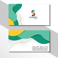 creative business card template. vector