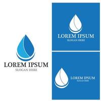 Water drop Logo Template vector