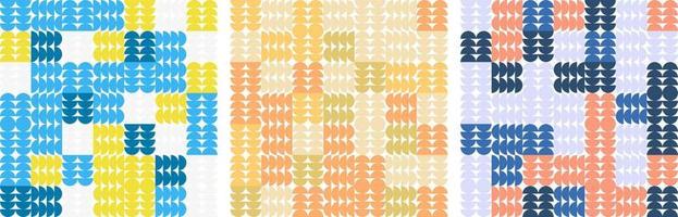 Abstract pattern design. Background design vector. Modern textile and fabric pattern. Beautiful tiles pattern. vector