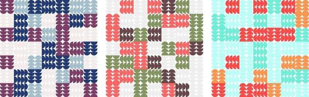 Abstract pattern design. Background design vector. Modern textile and fabric pattern. Beautiful tiles pattern. vector