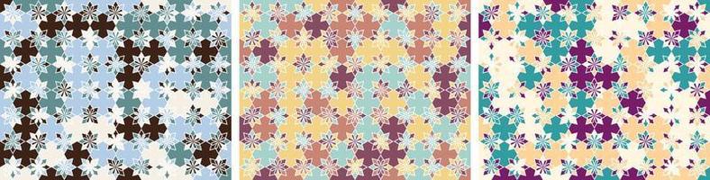 Abstract pattern design. Background design vector. Modern textile and fabric pattern. Beautiful tiles pattern. vector