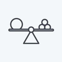 Icon Meta Learning. related to Machine Learning symbol. line style. simple design editable. simple illustration. simple vector icons