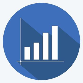 icono modelo matemático. relacionado con el símbolo de aprendizaje automático. estilo de sombra larga. diseño simple editable. ilustración sencilla. iconos vectoriales simples vector